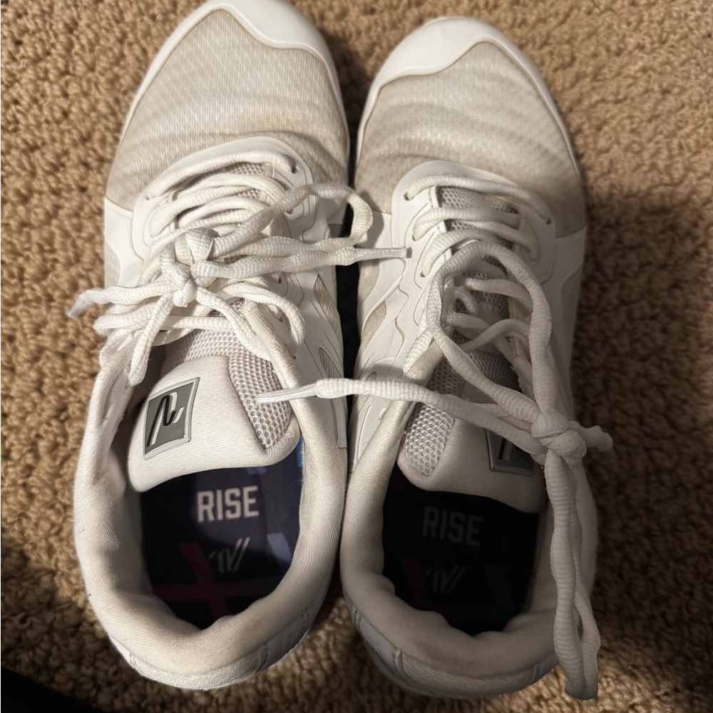 Varsity White Lace-Up Cheer Shoes